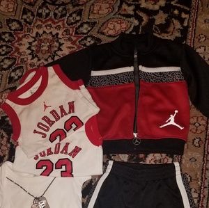 Jordan outfit and onsies